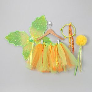 4pc Wyla Fairy Princess Tutu Set & wings costume